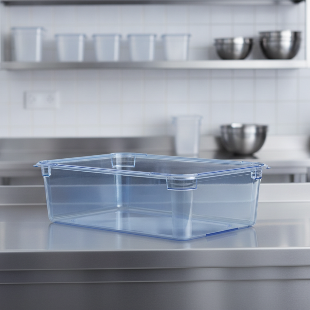 Plastic Food Storage Container GN 1/1 150mm for Commercial Kitchens
