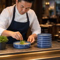 Round Stacking Trays 165mm Vitrified Ceramic for Versatile Dining (Pack of 12)