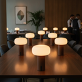 Iron Cordless LED Table Lamps 190mm for Hospitality (Pack of 6)