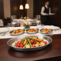 Stainless Steel Oval Vegetable Dish 300mm for Dining Settings