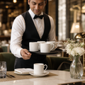 Bone China White Coffee Can Cups 100ml for Upscale Dining (Pack of 12)