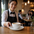 Large Cup Saucer 165mm Porcelain for Professional Catering (Pack of 24)