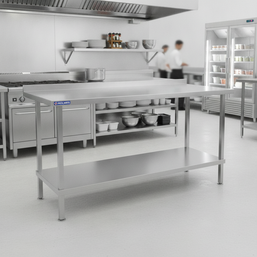 Stainless Steel Wall Table 650mm for Commercial Kitchens
