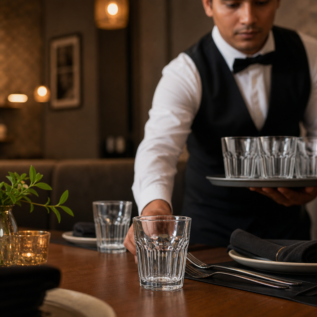 Toughened Glass Tumblers 350ml for Serving Drinks (Pack of 12)