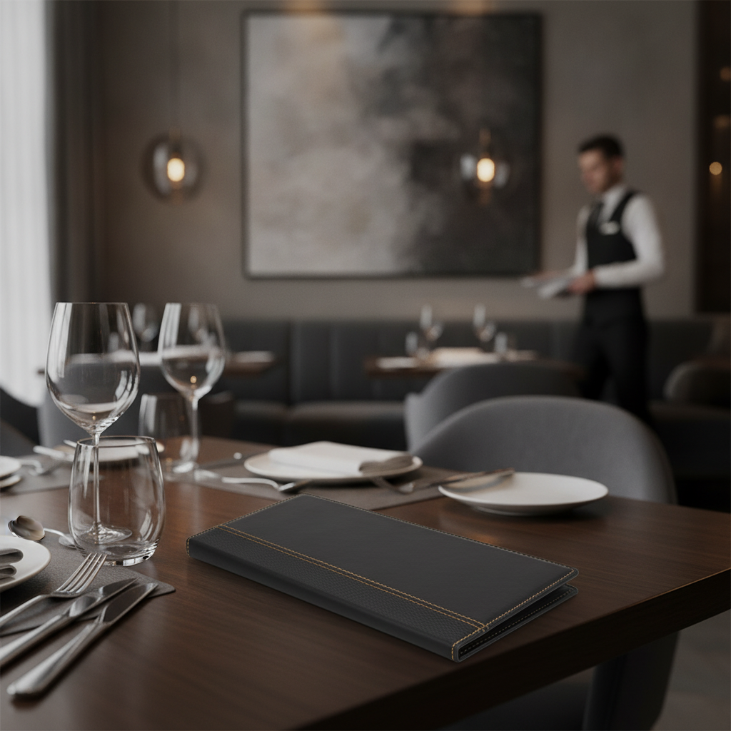 Synthetic Leather Bill Presenter for Restaurants & Bars