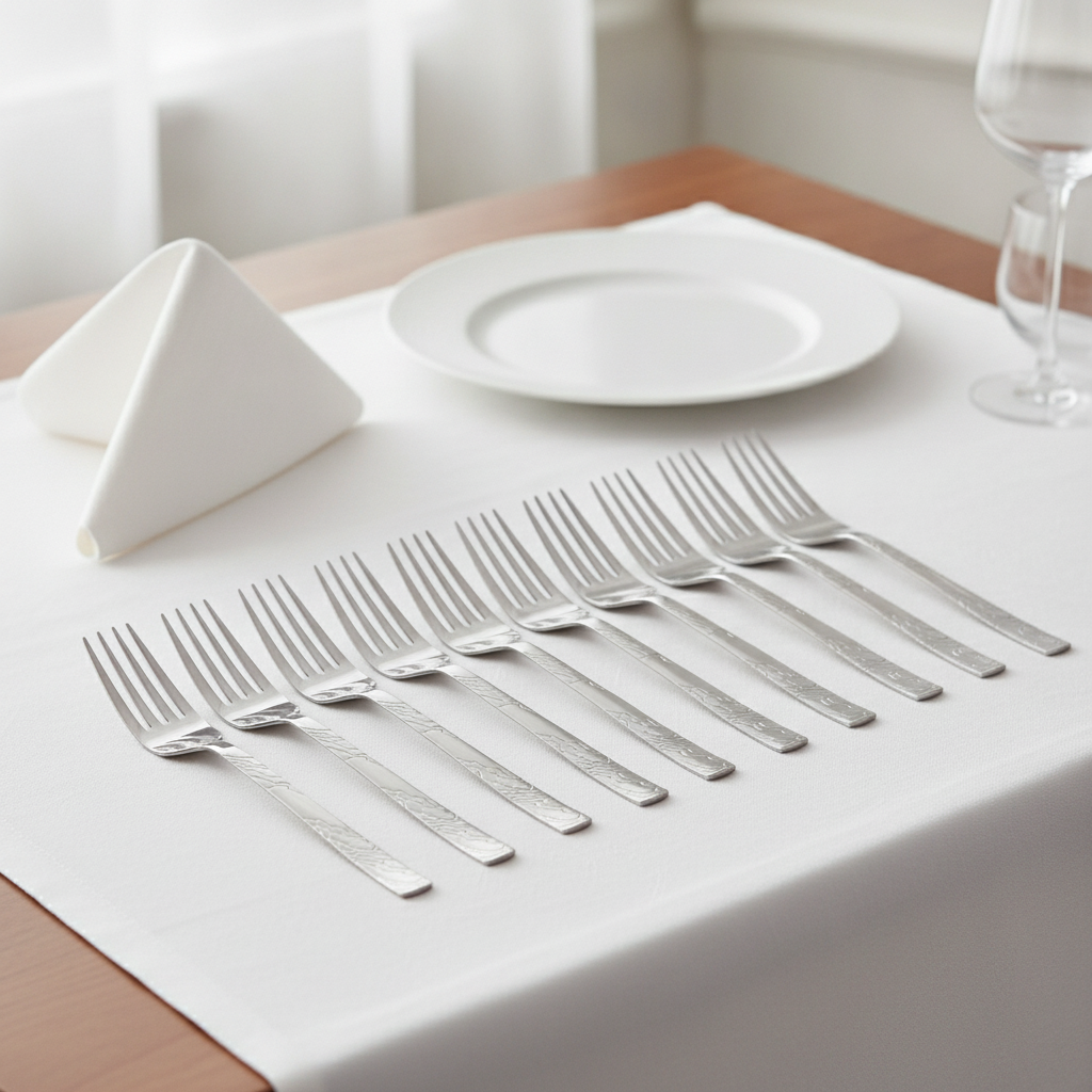18/10 Stainless Steel Vintage Table Forks for Dining (Pack of 12)