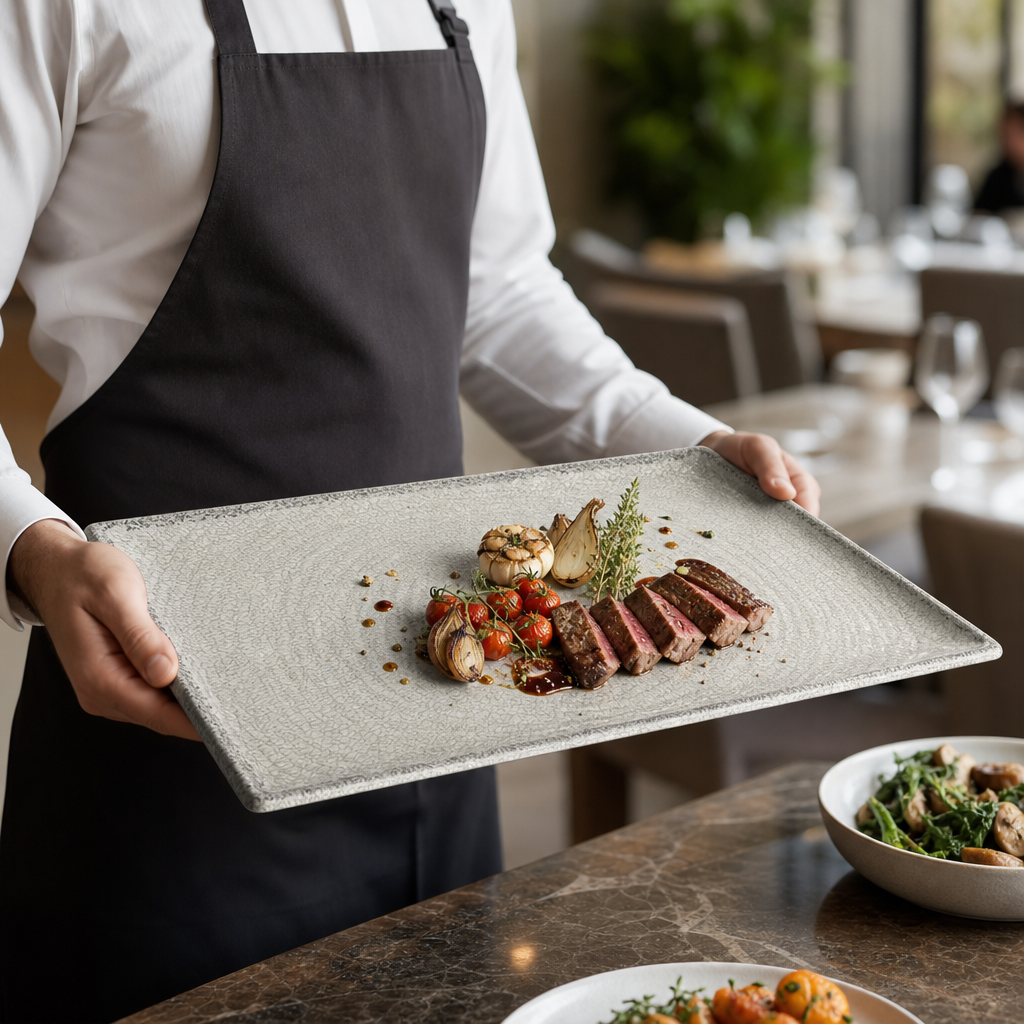 Gastronome Platter 530mm Melamine for Casual Dining