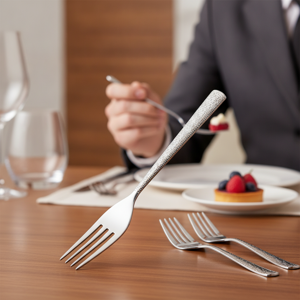 18/10 Stainless Steel Dessert Forks for Premium Hospitality (Pack of 12)