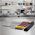 Stainless Steel Colour Coded Chef Knife Set for Food Preparation