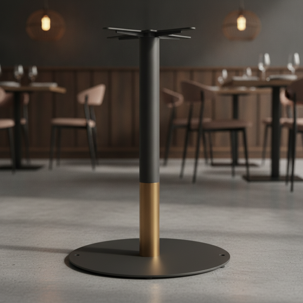 Steel Round Table Base 880mm for Indoor Use