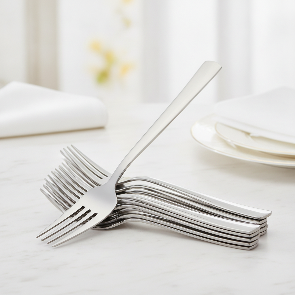 18/10 Stainless Steel Table Forks for Restaurants & Bars (Pack of 12)