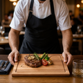 Wood Acacia Steak Board 31cm for Dining Experience