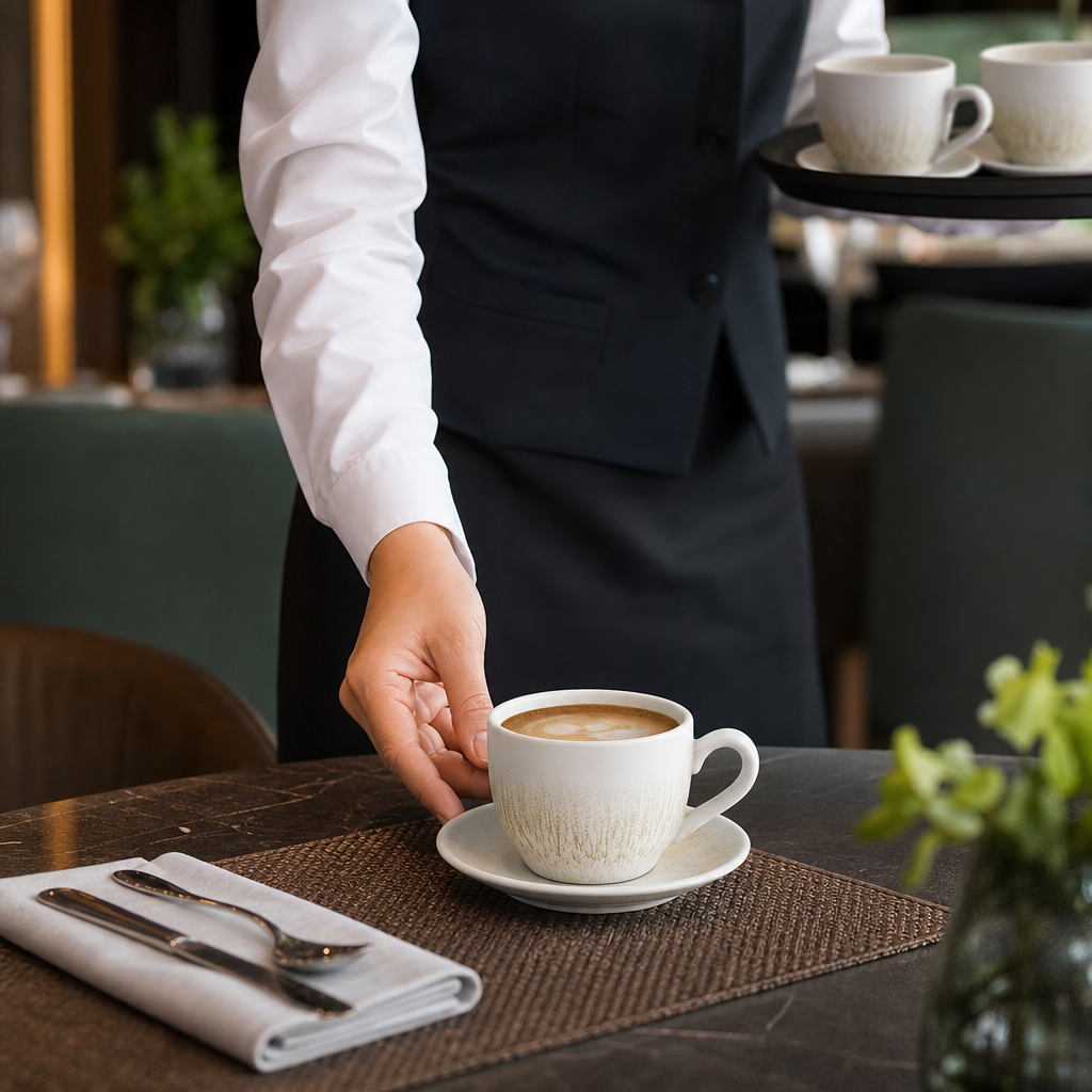 Cups 100ml Ceramic for Coffee Service (Pack of 12)