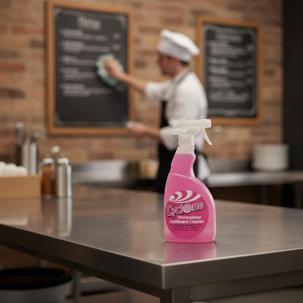 Plastic Chalkboard Cleaning Solution for Clear Messaging