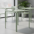Powder-Coated Steel Square Table 700mm for Restaurants & Cafés