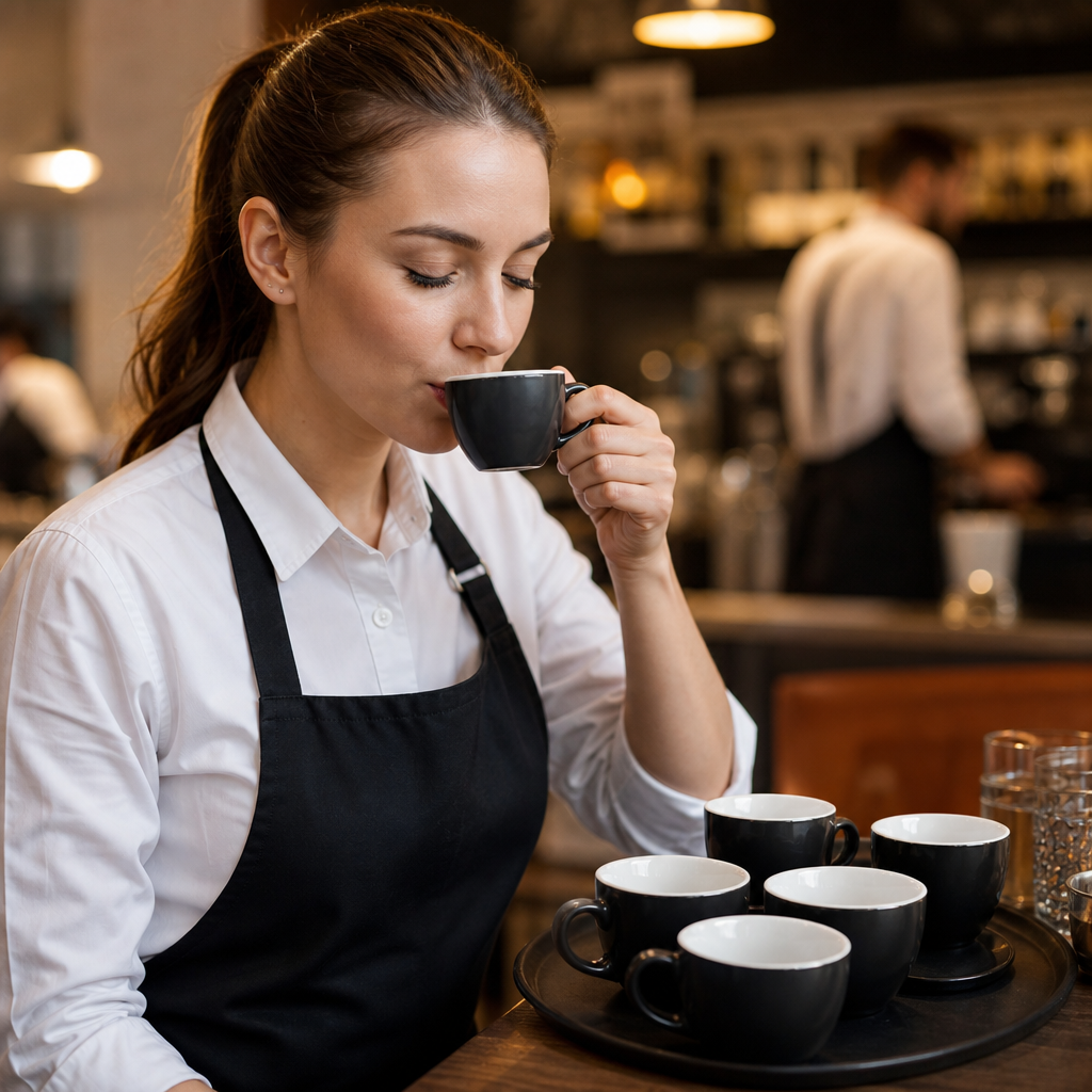 Porcelain Ash Espresso Cups 85ml for Sophisticated Dining (Pack of 6)