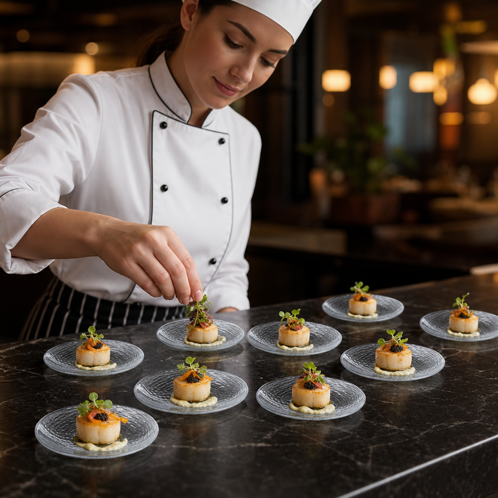 Platter 140mm Glass for Appetisers & Snacks (Pack of 12)