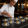 Platter 140mm Glass for Appetisers & Snacks (Pack of 12)