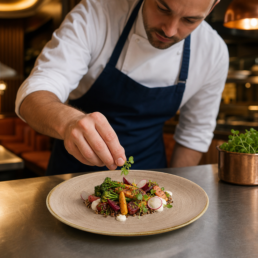 Plates 185mm Vitrified Ceramic for Vibrant Food Presentation (Pack of 12)