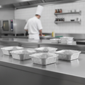 Aluminium Foil Containers 450ml for Takeaway Service (Pack of 500)