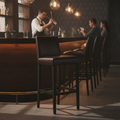 Faux Leather High Bar Stool 760mm for Indoor Use