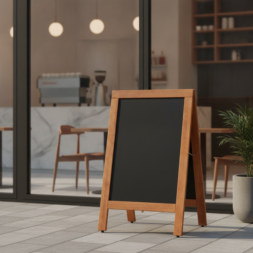 Wood Pavement Board 850 x 500mm for Cafés & Pubs