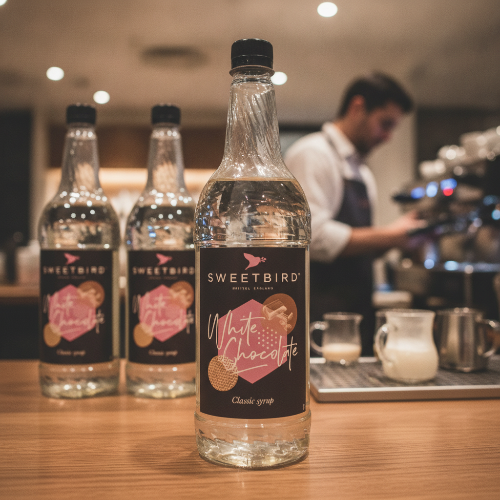 White Chocolate Syrup 1L for Coffee and Desserts