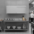 Stainless Steel Wall Cupboard 650x1800x400mm for Kitchen Storage