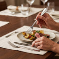 18/0 Stainless Steel Baguette Table Fork for Dining (Pack of 12)