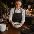Salad Bowls 200mm Porcelain for Casual Dining (Pack of 6)