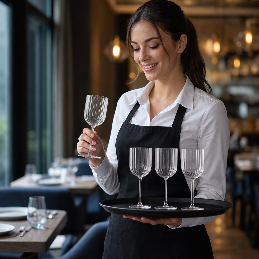 Polycarbonate Wine Glasses 390ml for Bars & Restaurants (Pack of 12)