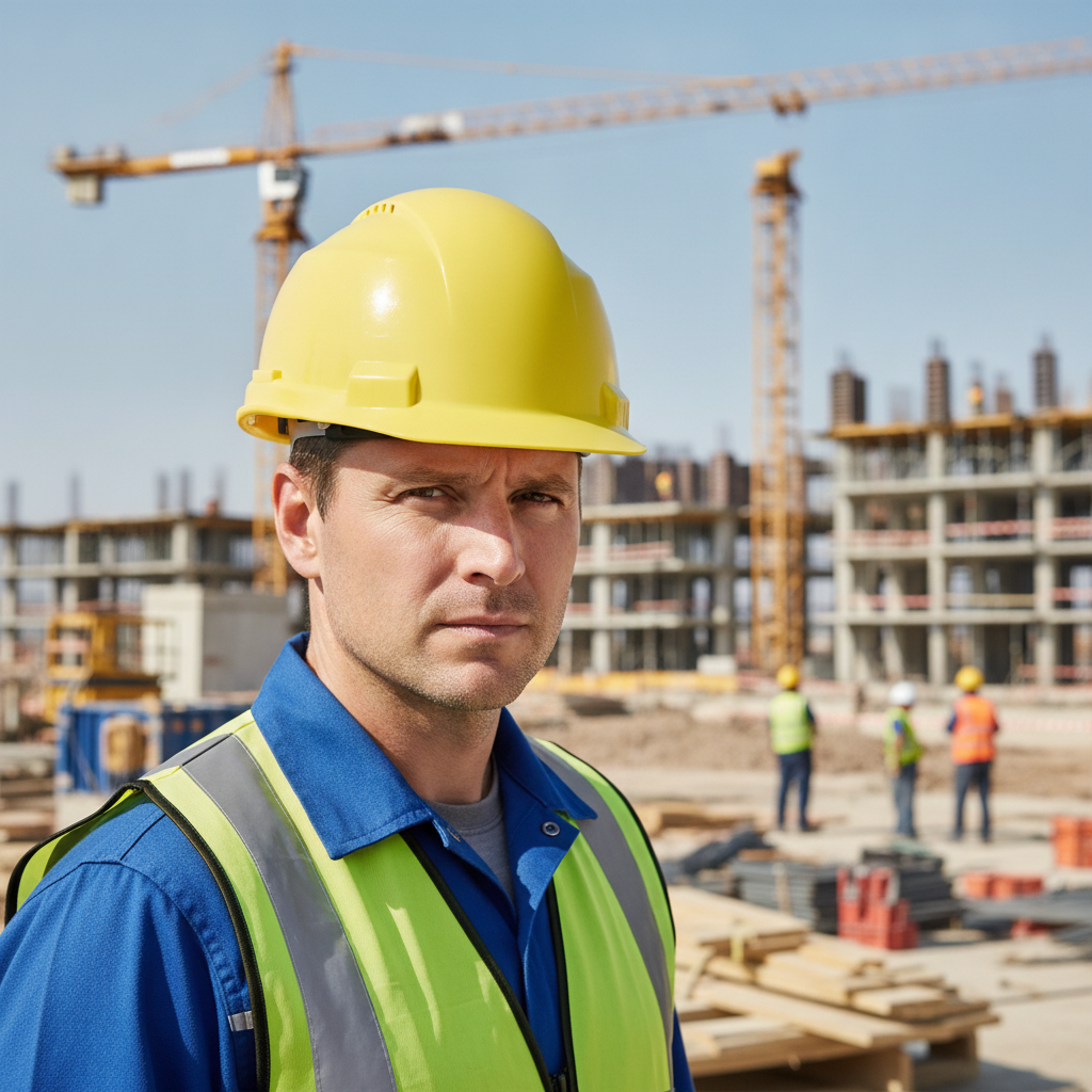 HDPE Vented Yellow Helmet for Safety and Comfort
