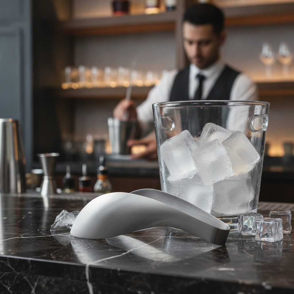 Stainless Steel Ice Tongs 78g for Bartending