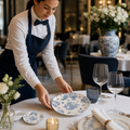 Toile Deep Coupe Plates 255mm Porcelain for Premium Dining (Pack of 12)