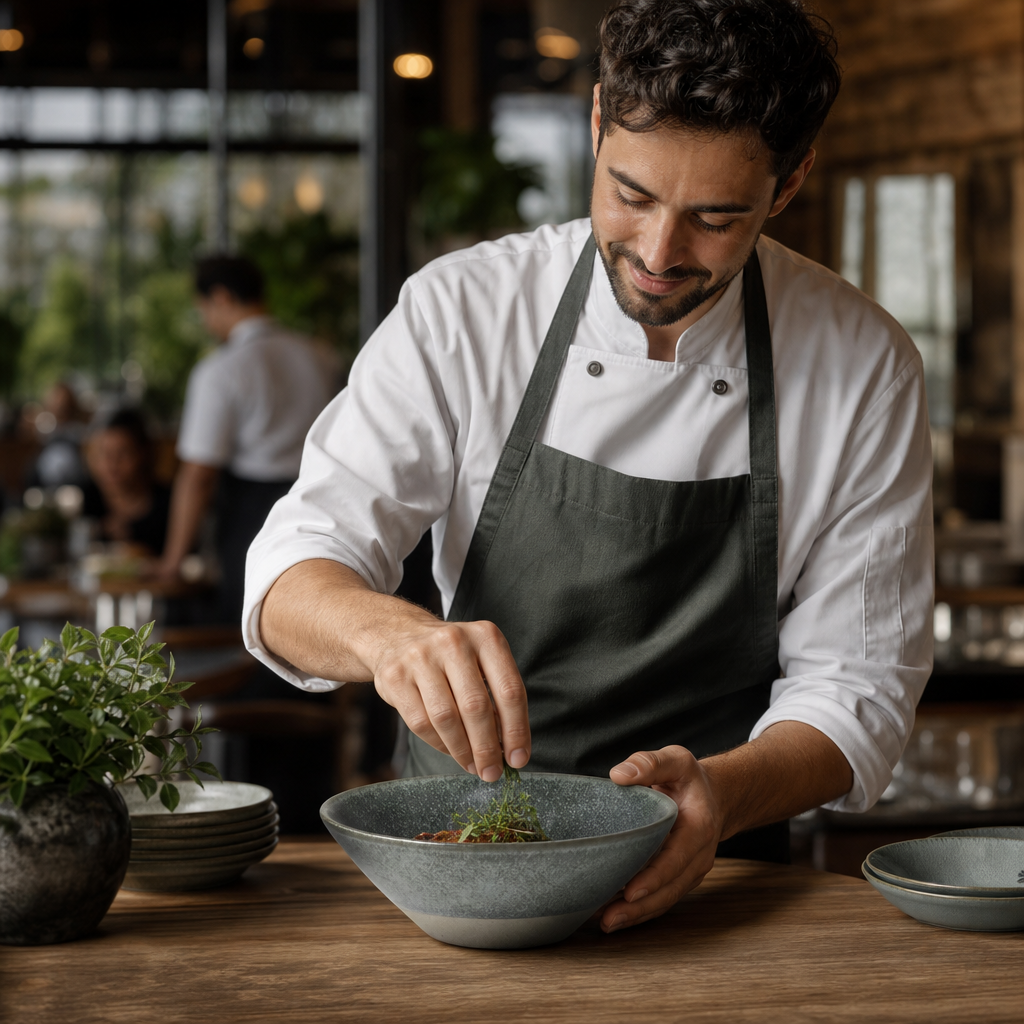 Bowls 100mm Teal Vitrified Stoneware for Restaurants & Cafés (Pack of 24)