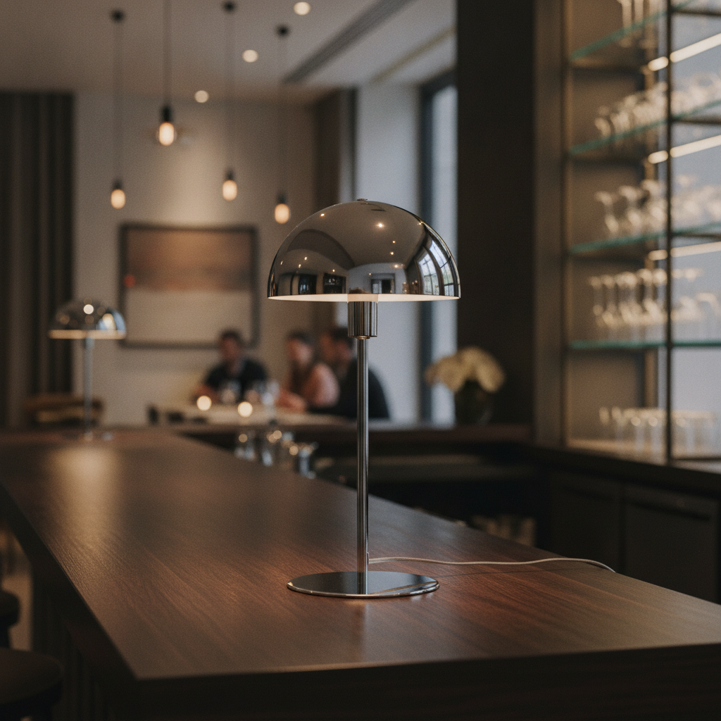 Metal Indoor Table Lamp 400mm for Modern Spaces