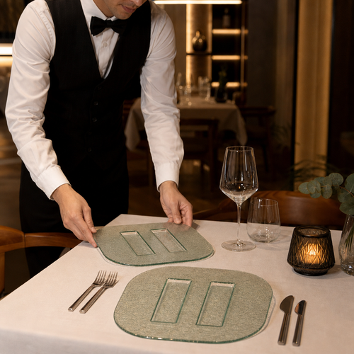 Charger Platters And Serving Plates 305mm Glass for Casual Dining (Pack of 12)