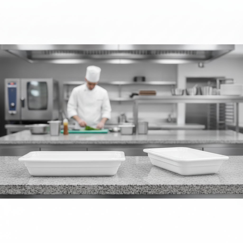 Ceramic Gastronorm 1.8L for Professional Food Service