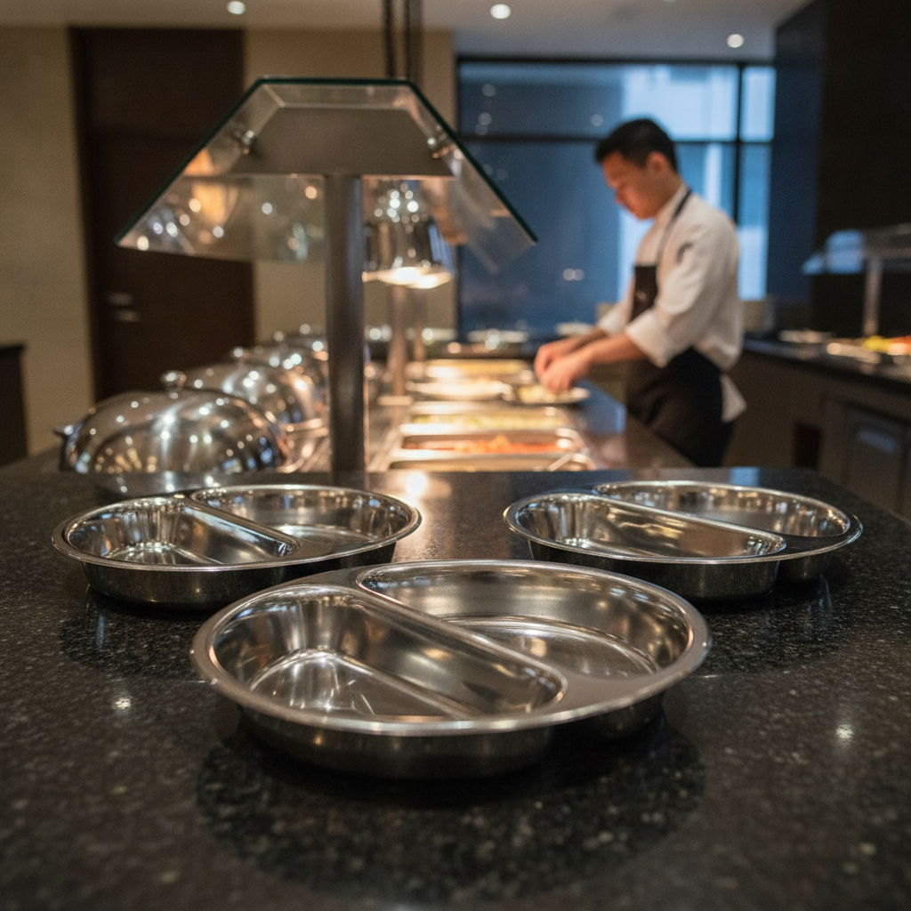 18/10 Stainless Steel Food Pan 305mm for Buffets & Catering