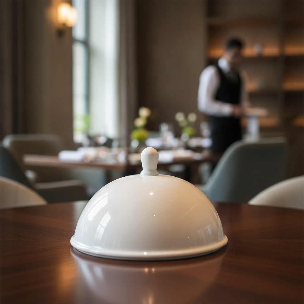 Bone China Cloche 190mm for Food Service