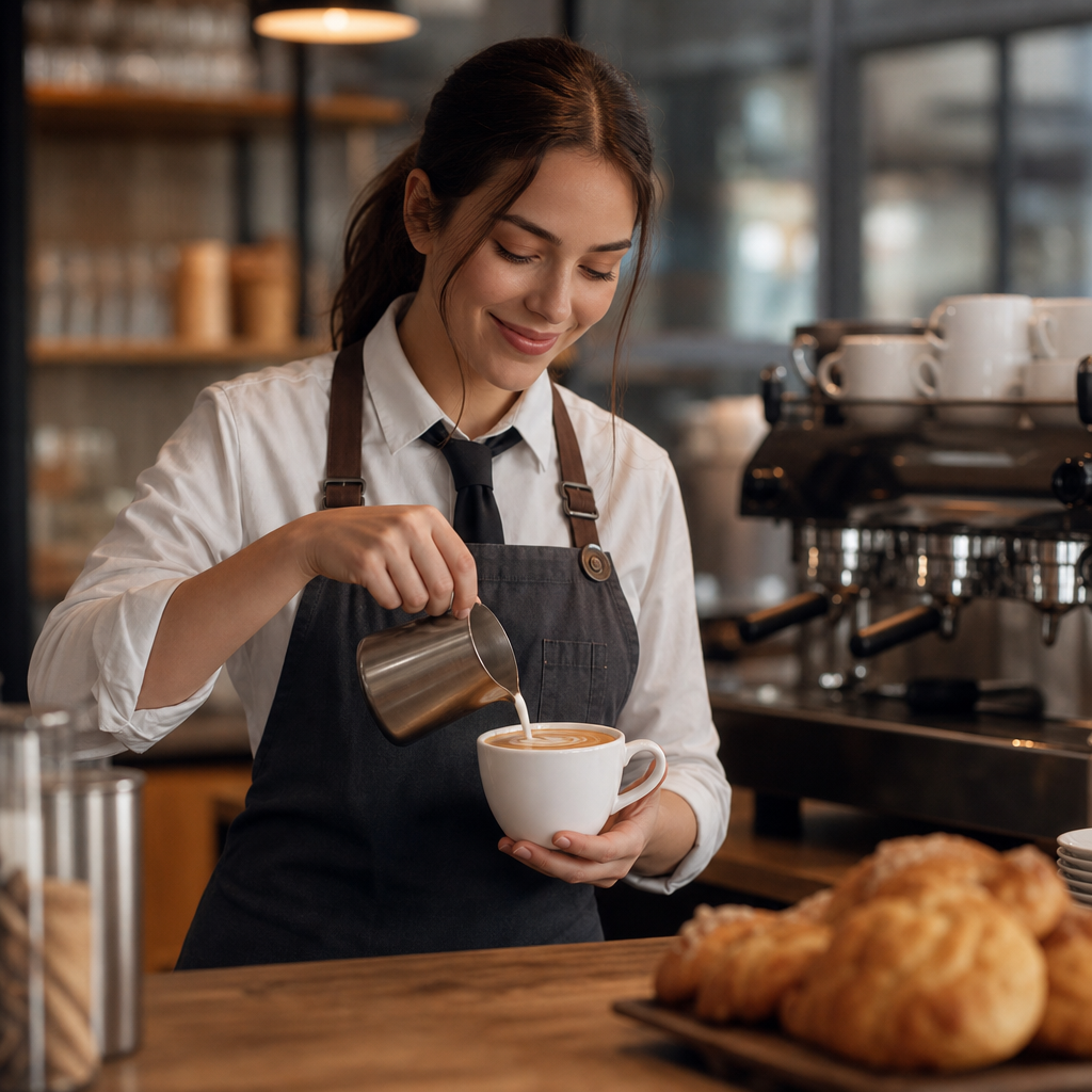 Porcelain Flat White Cups 170ml for Cafés & Restaurants (Pack of 12)