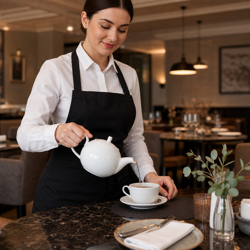 Ceramic Teapots 426ml for Cafés and Restaurants (Pack of 4)