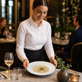 Rimmed Soup Bowl 495ml Porcelain for Catering Environments (Pack of 12)