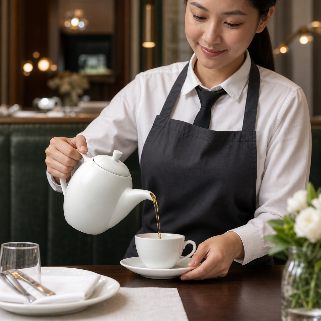 Porcelain Beverage Pot 852ml for Cafés & Bars (Pack of 4)