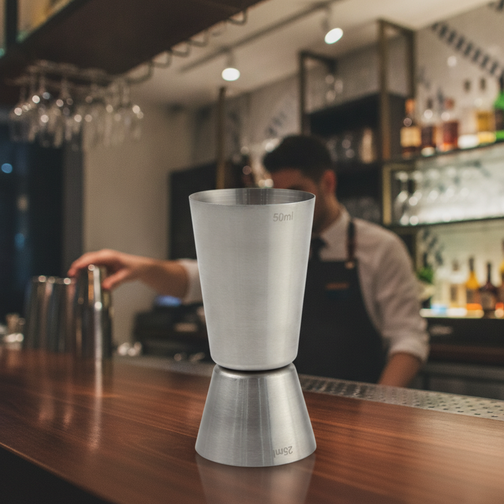 Stainless Steel Jigger 25ml/50ml for Crafting Cocktails