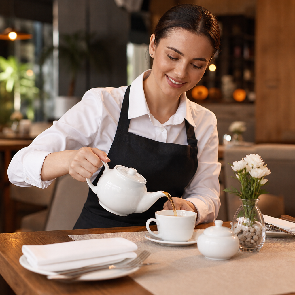 Porcelain Teapots 430ml for Restaurants & Cafés (Pack of 12)