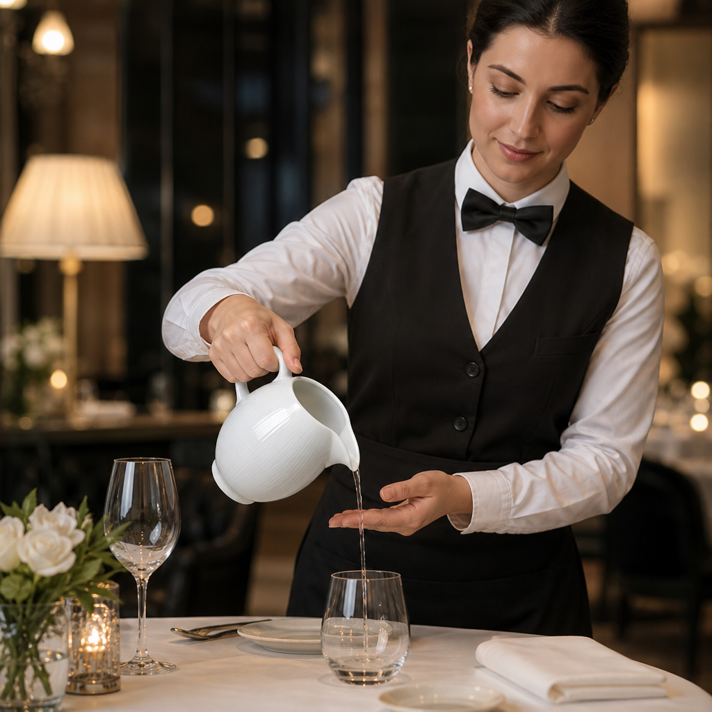 Alumina Vitrified Ceramic Jug 285ml for Fine Dining Service (Pack of 12)
