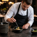 Alumina Tall Bowls 125mm Vitrified Ceramic for Fine Dining (Pack of 12)