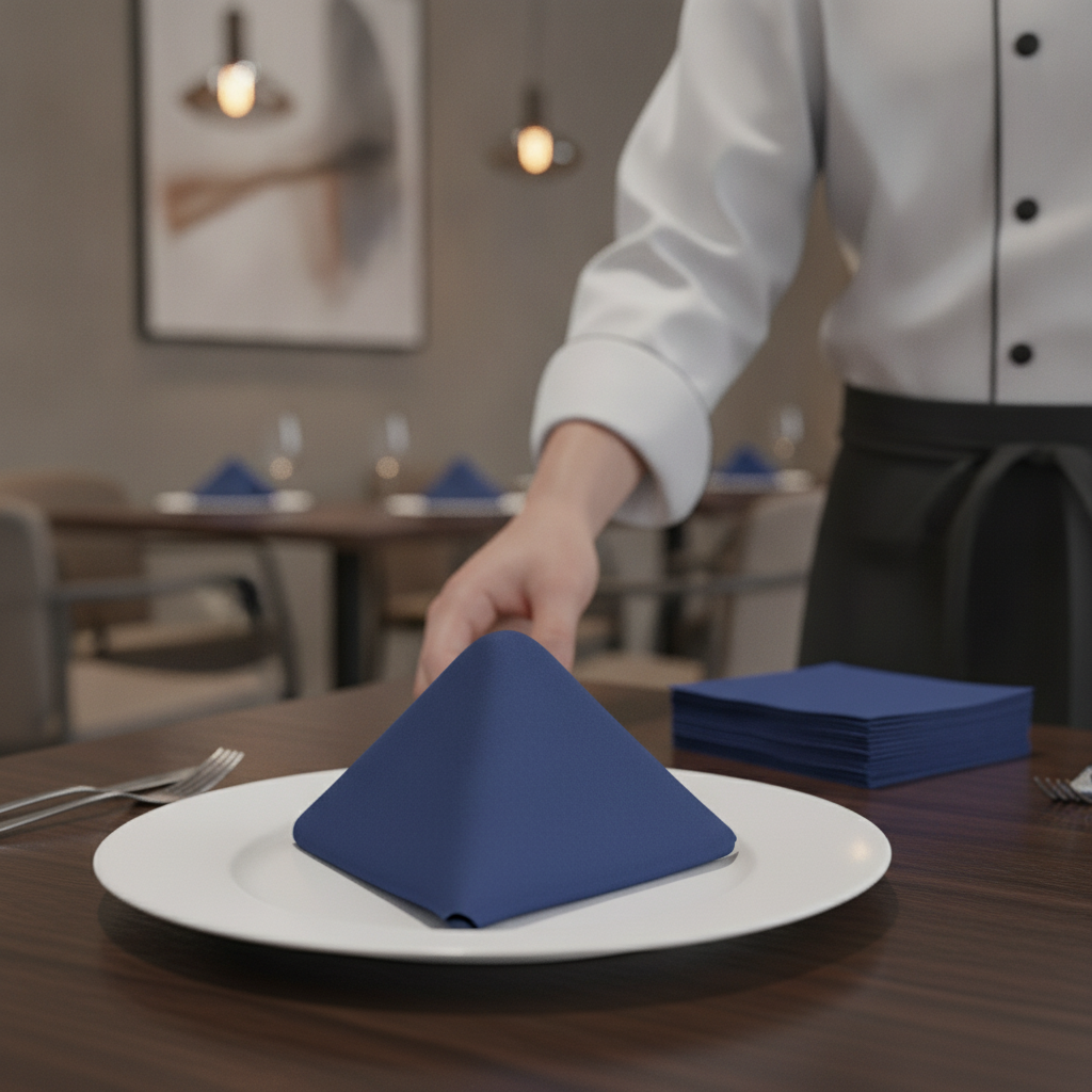 Paper Dinner Napkins 40x40cm for Elegant Dining (Pack of 1000)