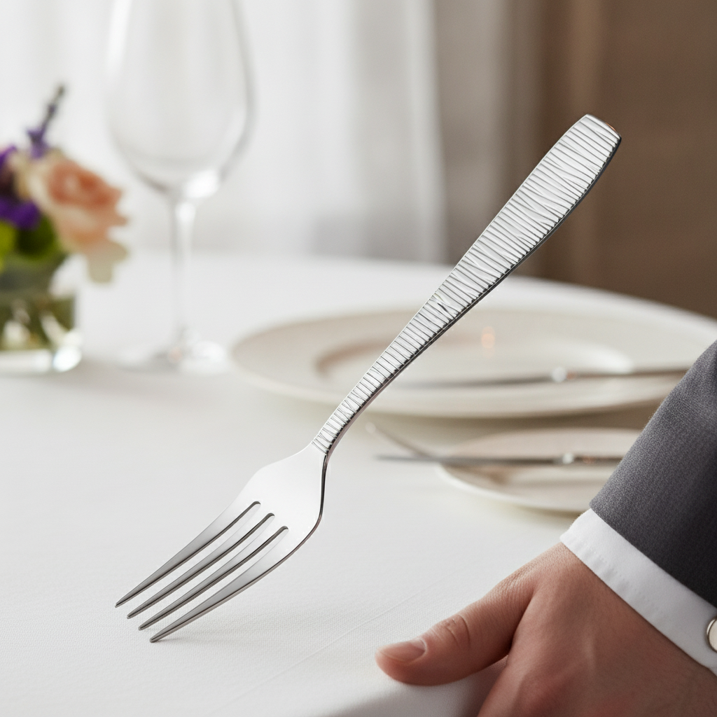 Stainless Steel Dessert Fork 182mm for Elegant Dining (Pack of 12)